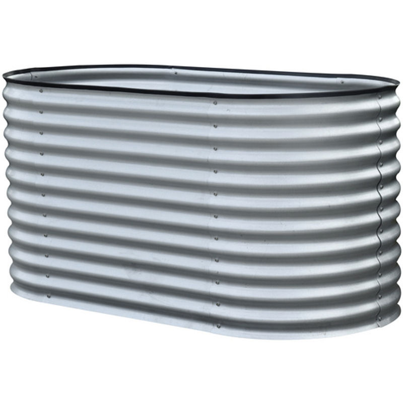 Floraworld Hochbeet Welle aus Stahl in Silber, B/T/H: 160 x 80 x 82 cm - Bild 3