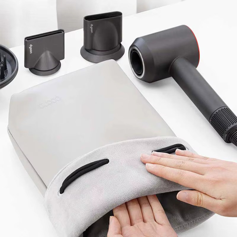 Tragbare Aufbewahrungstasche für Dyson Airwrap Zubehör in Schwarz und Grau - Bild 3