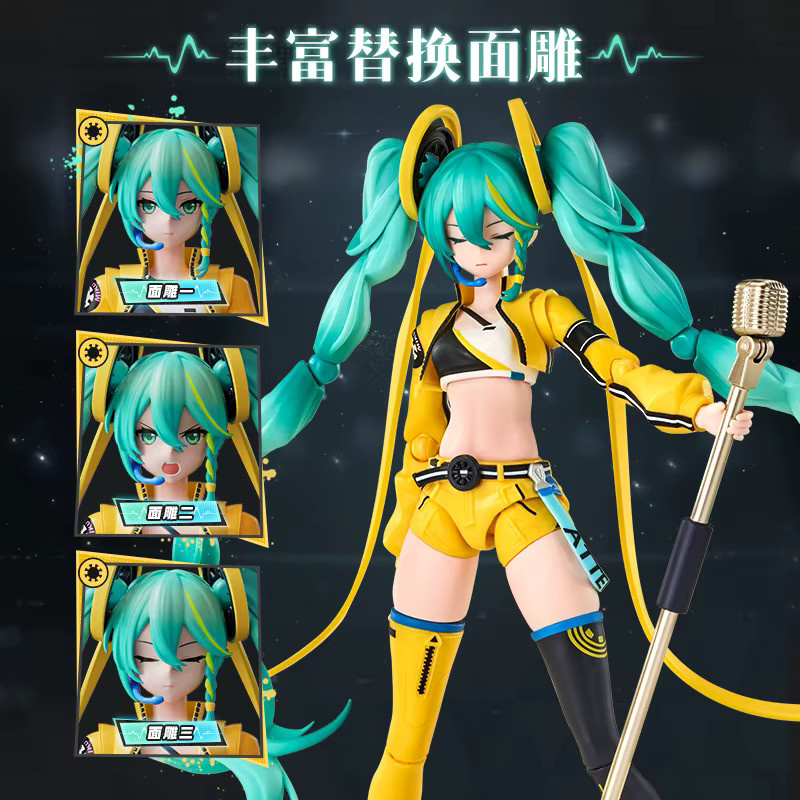 BLOKEES Hatsune Miku Sakura Miku 17th WITH YOU Miracle Edition Q-Version Actionfigur - Bild 2