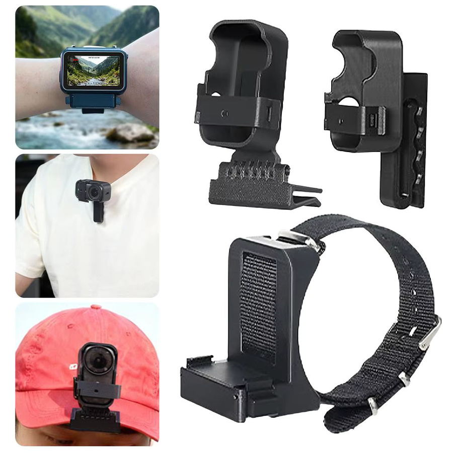 DJI Nano Handgelenkschlaufenhalterung für die Fernbedienung mit verstellbarem Nylonband in Schwarz - Bild 4