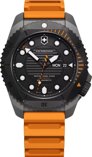 Victorinox Herrenuhr Dive Pro, Automatik, Titan, 43 mm, Schwarz, 30 ATM - Bild 1