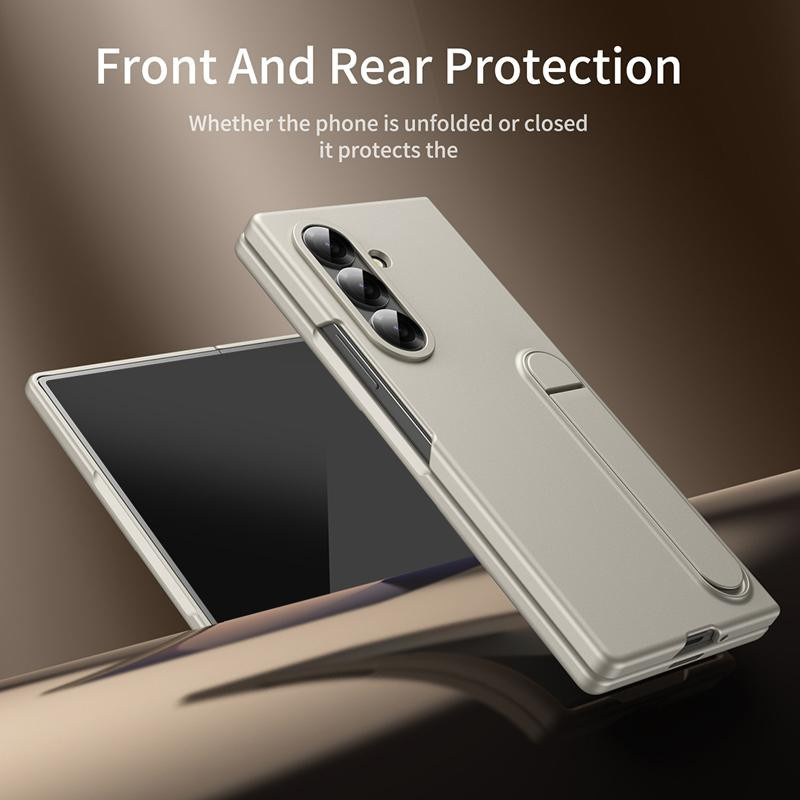 Kicksand Schutzhülle für Samsung Galaxy Z Fold 7 mit mattem PC-Ständer und Metall-Linsenschutz - Bild 2