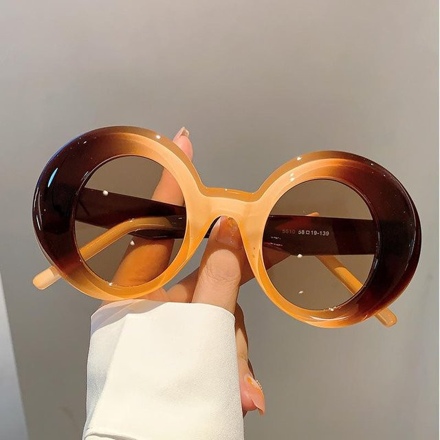 Yiran toy Sonnenbrille, rund, Vollrand, Kunststoff, Multicolor, Unisex - Bild 1