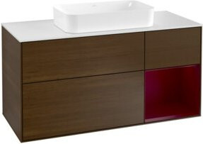 V&B Waschtischunterschrank Finion mit Wandbeleuchtung, Breite: 120 cm, Tiefe: 50,1 cm, Höhe: 50,1 cm - Bild 1