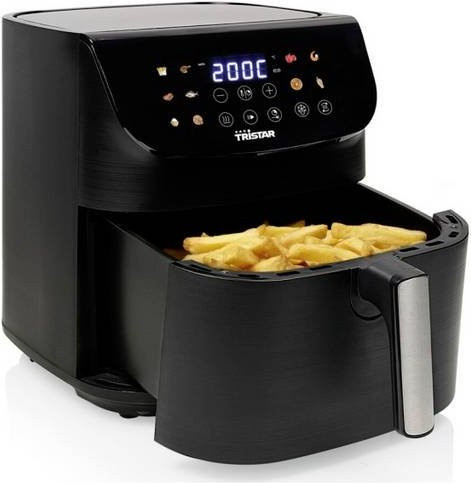 Tristar FR-9073 Heißluftfritteuse mit 9l Volumen, 1800W Leistung, digitalem Timer und Antihaftbeschichtung in Schwarz - Bild 1
