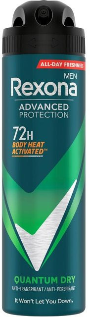 Rexona Men Quantum Dry Spray, 150 ml, Herren - Bild 1