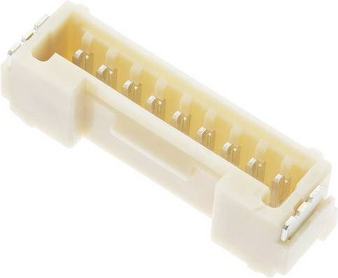Molex Stiftgehäuse-Platine 505568-1070 in Weiß und Beige auf einer vollständigen Rolle - Bild 1