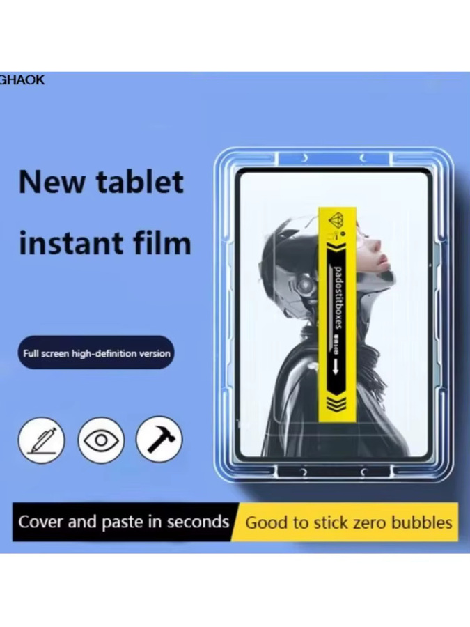 Samsung Displayschutz aus gehärtetem Glas für Galaxy Tab S10 FE, S6 Lite, S9 FE Plus, S8, S7+ und A9 Plus, transparent - Bild 6