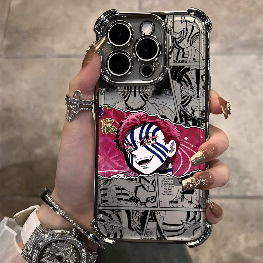 Modische Dämonentöter Handyhülle für Samsung Galaxy S26 S25 S24 S23 S22 S21 S20 FE Note20 Edge Plus Ultra 4G 5G mit Anti-Sturz-Airbag in Multicolour - Bild 2