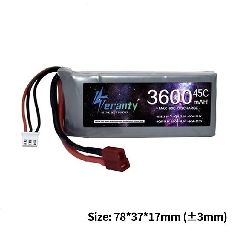 Wltoys RC-Auto-Lipo-Akku, 7,4V 3600mAh 60C, 2S Akku - Bild 2