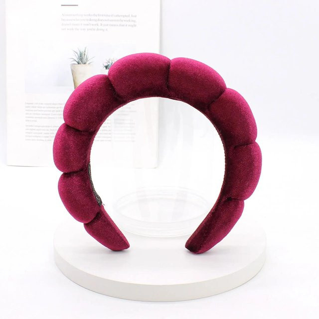 Stirnband Samt, brown, Damen - Bild 1