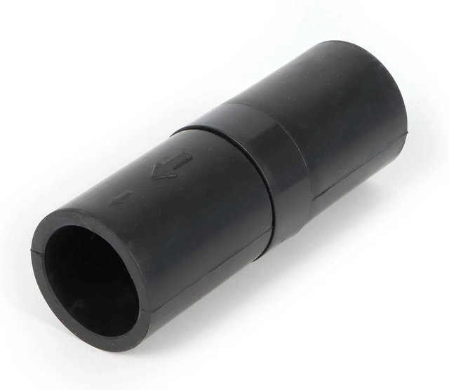 Wiltec Rückschlagventil für Kleinhebeanlagen DN40, schwarze Rückschlagklappe für Abwasser - Bild 1
