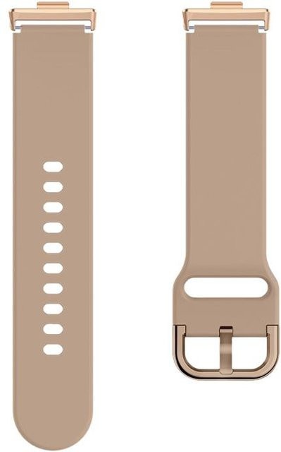 MY-CASE Uhrenarmband für Huawei Watch Fit 3, Silikon, beige, Unisex - Bild 1
