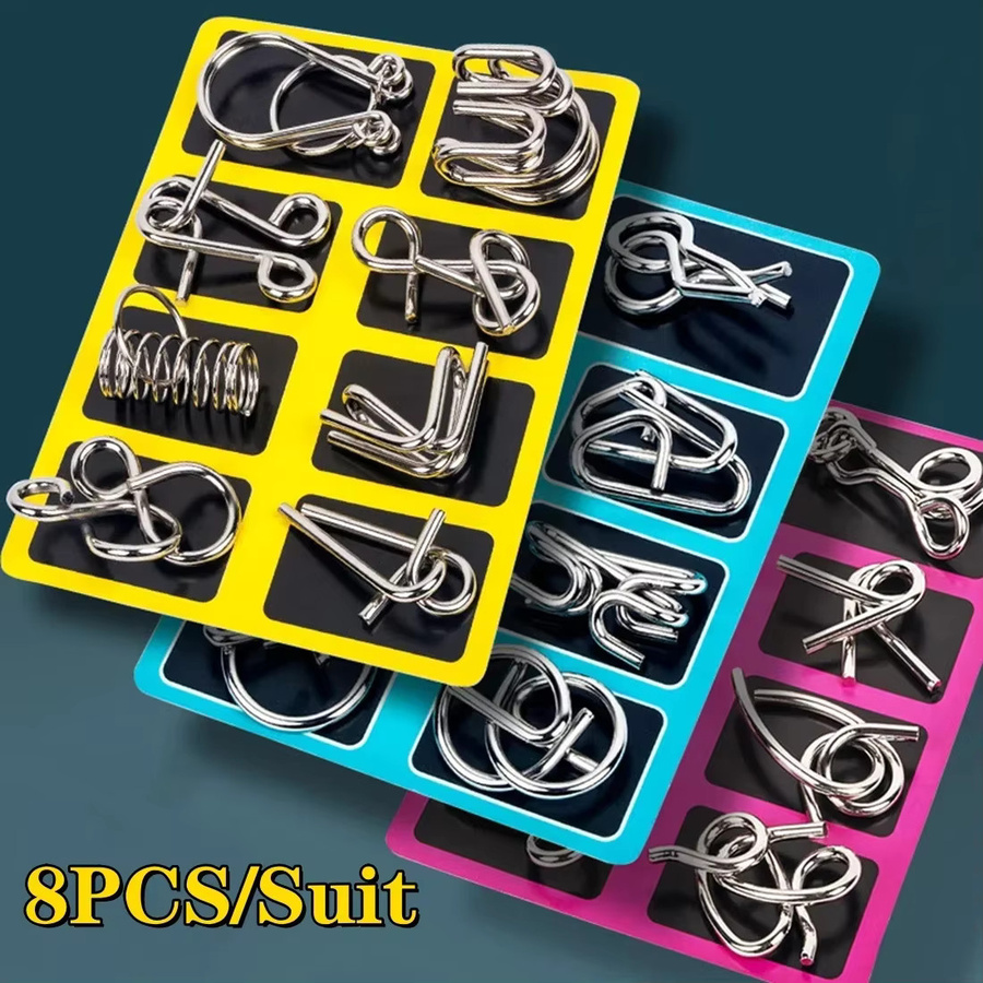 soulbao China Ring Metall-Puzzlespiel, Intelligenz-Puzzlespiel - Bild 2