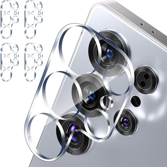 3er-Set gehärtetes Glas Kamera-Schutzfolie für Samsung Galaxy S25 S24 FE S23 FE Ultra Plus, transparent, kratzfest und HD-klar - Bild 1