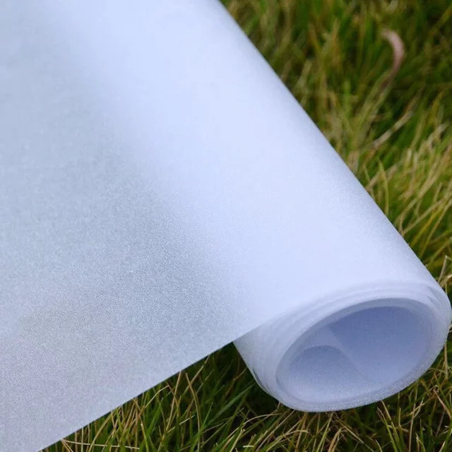 AFDB Sichtschutz Fensterfolie Matt Weiß, Selbstklebende Glasfolie aus Vinyl mit UV-Schutz - Bild 1