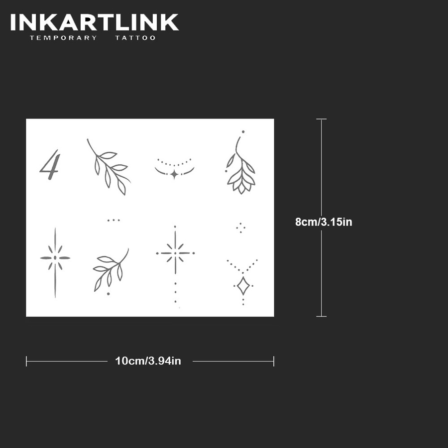 INKARTLINK Temporäres Tattoo, Unisex - Bild 4