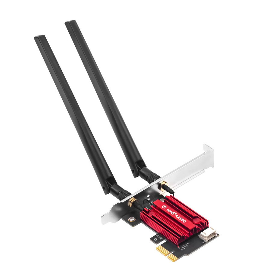 Fenvi AX900 WiFi 6 PCIe Netzwerkkarte mit Bluetooth 5.4, Dualband 2,4GHz/5GHz, 900Mbps Drahtlose Netzwerkkarte für Desktop-PC, kompatibel mit Windows 10/11 - Bild 5