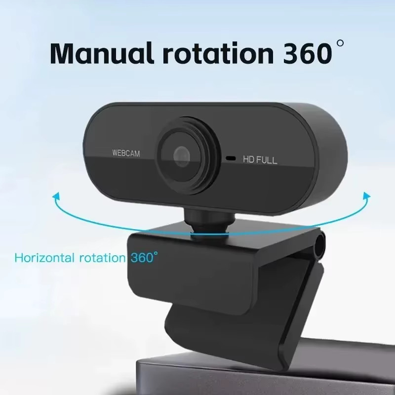 KaiAqua Full HD Webcam mit Mikrofon und Autofokus in Schwarz - Bild 6