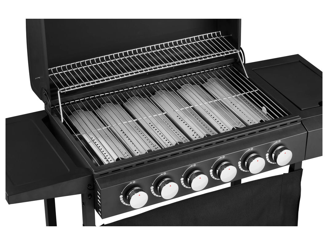 GRILLMEISTER Gasgrill 6+1 in Schwarz - Bild 3