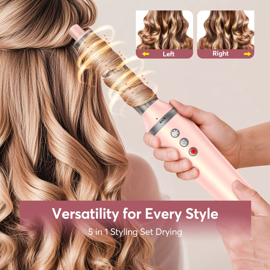 BOPCAL 5-in-1 Haartrockner-Set, pink - Bild 3