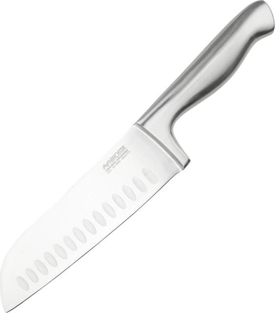 Nirosta Santokumesser Star aus Edelstahl in Silber, Klingenlänge: 18 cm - Bild 1