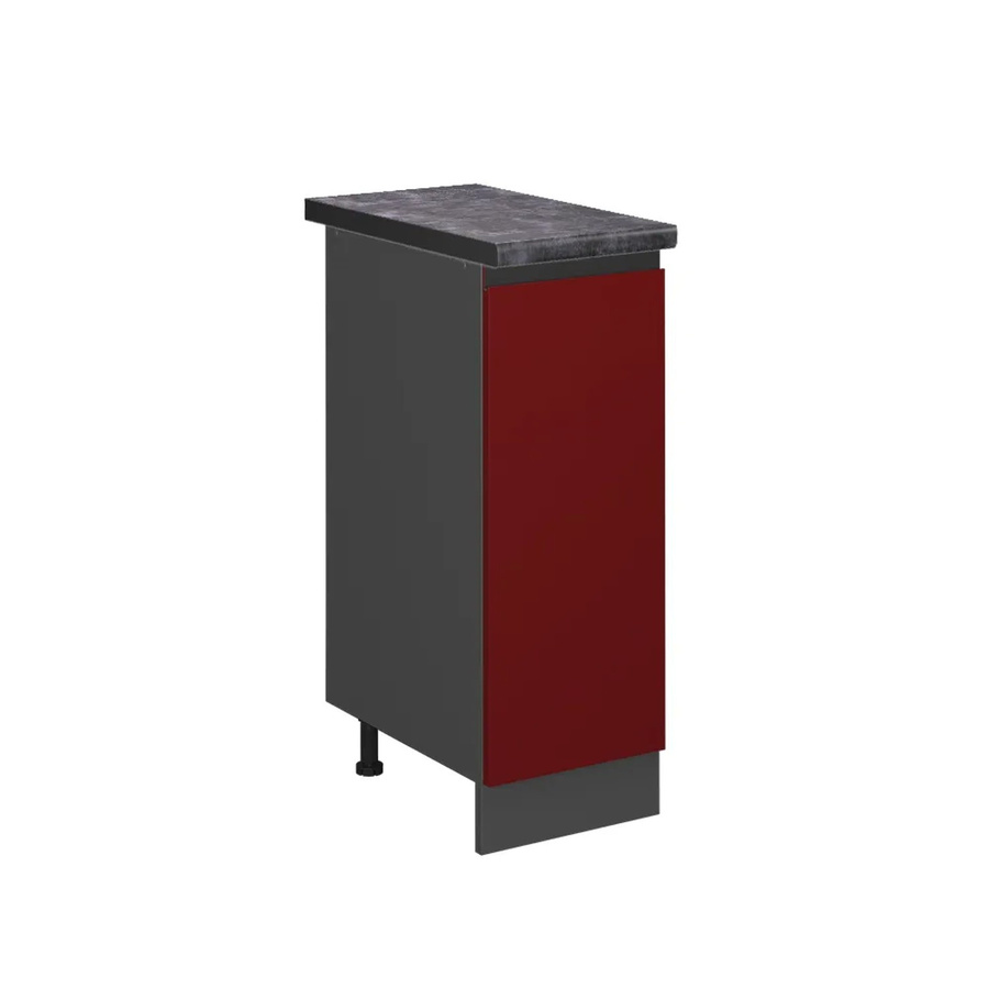 Vicco Apothekerschrank R-Line Medizinschrank für die Küche, Rot/Anthrazit, B/T/H: 30 x 60 x 81,6 cm - Bild 2