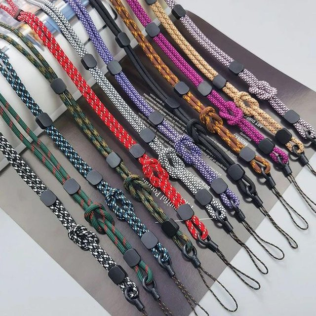 DYM Handy Handgelenk Hand Strap Smartphone Lanyard in Pink und Multicolour - Bild 1