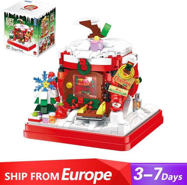 barweer Heiligabend Apple Haus Bausteine, 714 Teile, Weihnachten - Bild 1
