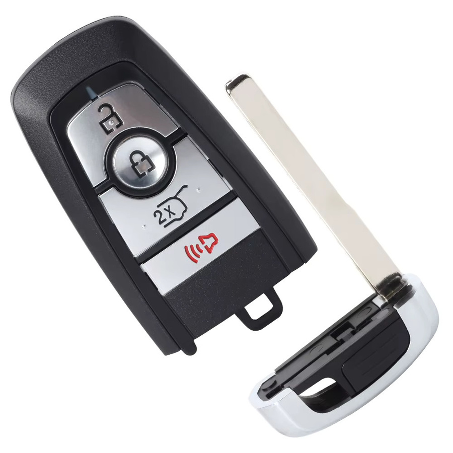 KEYECU Smart Remote Autoschlüssel ID49 315 MHz für Ford Expedition Explorer Edge Bronco Mustang Mach-E, Schwarz - Bild 2