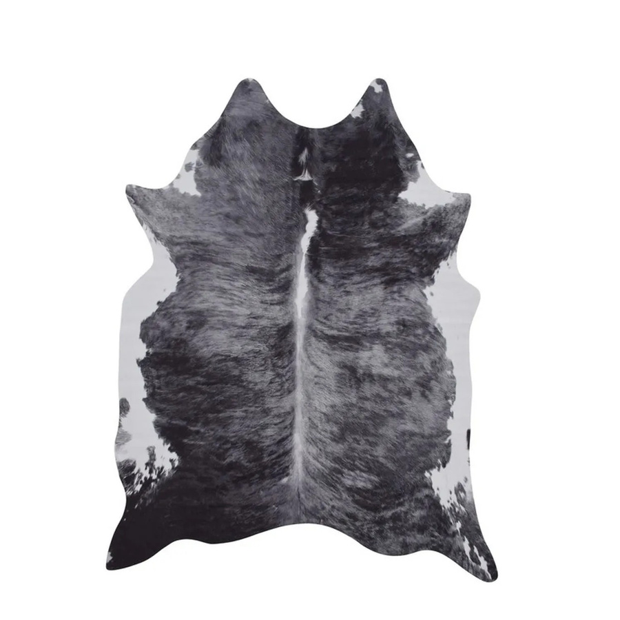 Vercai Rugs Teppich Nova Skins in Schwarz Weiß mit Animal Print und Kunstfell-Optik, B/T: 130 x 155 cm - Bild 2