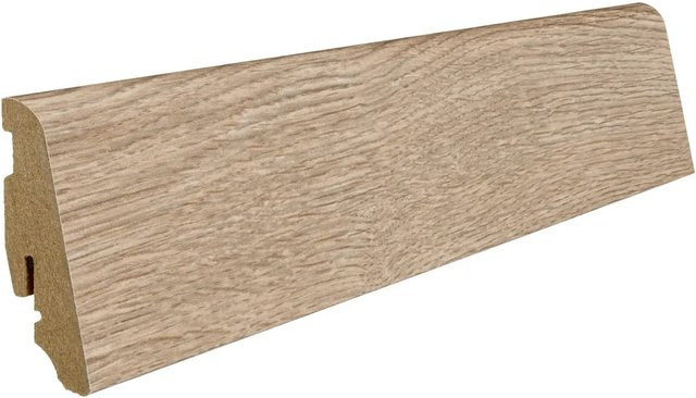 Haro Sockelleiste Eiche Savona braun, H: 58 mm, B: 19 mm, Länge: 2200 mm - Bild 1