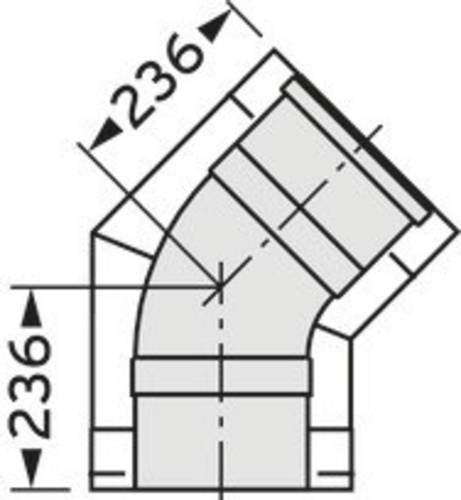 Vaillant Bogen aus Edelstahl in Grau - Bild 1