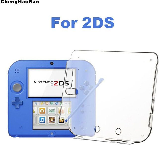 Transparente Schutzhülle aus kristallklarem Hartschalenmaterial für dein Nintendo 2DS - Bild 1