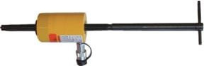 KS Tools Hohlkolben-Hydraulik-Zylinder mit Spindel, 30 t, gelb - Bild 1