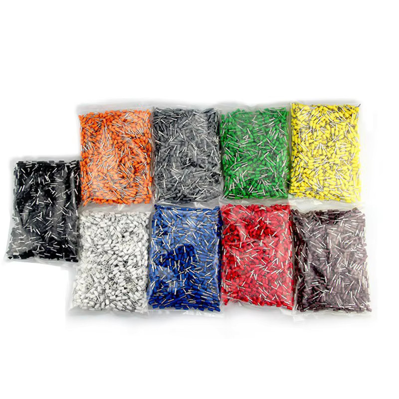 FATO Elektrische Drahtkabelhülsen und Steckverbinder Set, Röhrenförmige Crimpklemmen und Ringhülsen in Schwarz und Multicolour - Bild 2