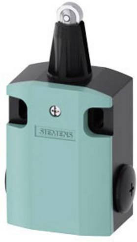 Siemens Positionsschalter 3SE5122-0CD02 mit Edelstahlrolle und Rollenstößel in Grau, IP66/IP67, 6 A - Bild 1