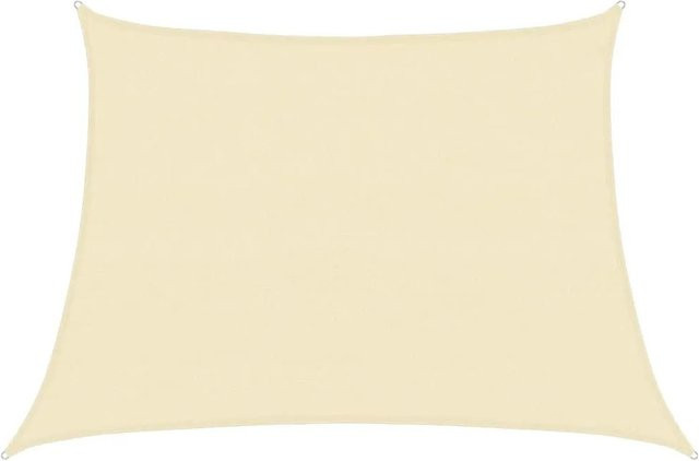 Furnicato Sonnensegel aus HDPE in Cremeweiß, B x T: 4,5 x 3 m - Bild 1