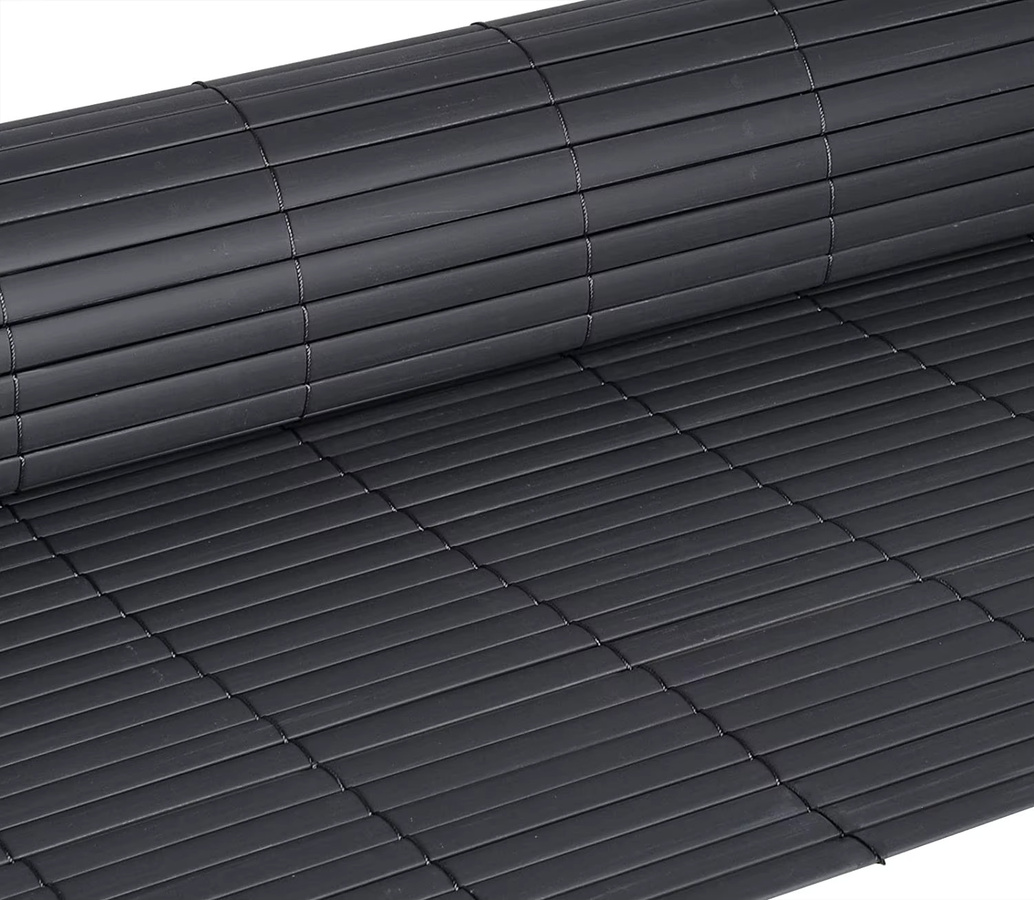 WOLTU Sichtschutzrollo aus PVC in Matt für Balkon und Garten als Windschutz und Gartenzaun - Bild 5