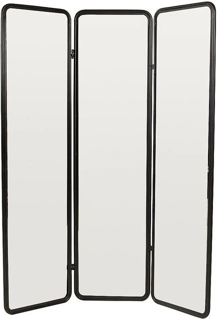 Paravent Miroly Vente-unique aus Metall in Schwarz, Höhe: 146 cm - Bild 1