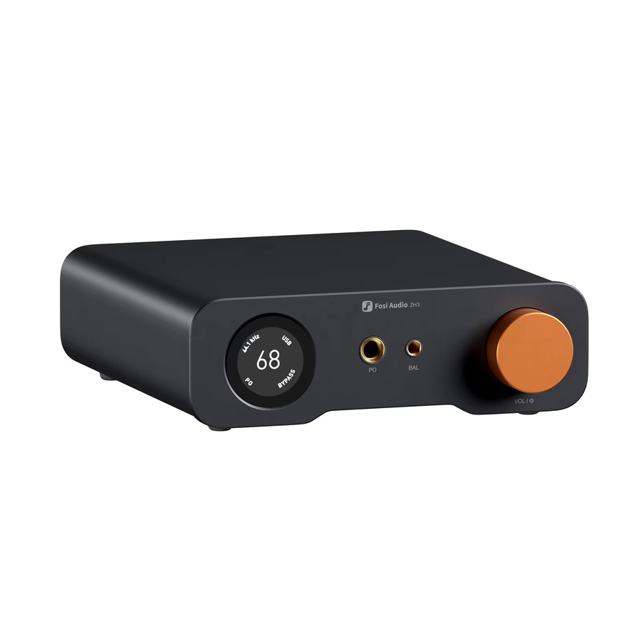 Fosi Audio ZH3 Desktop HIFI DAC Kopfhörerverstärker und symmetrischer Vorverstärker in Schwarz mit XLR, RCA, 4,4mm und 6,35mm Ausgängen sowie Fernbedienung - Bild 5