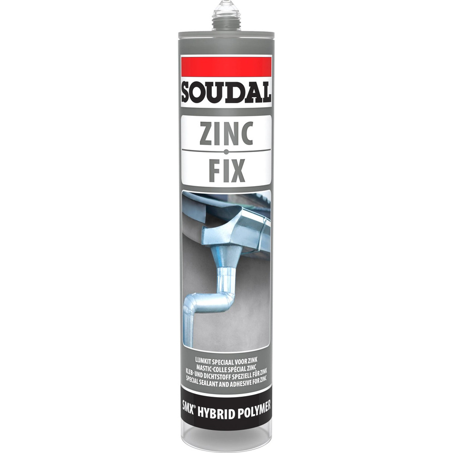 Soudal Zinc Fix Polyurethan-Dichtstoff in Grau, 290 ml - Bild 2