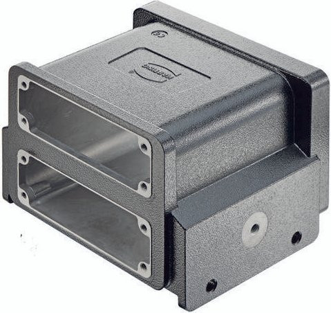 HARTING Sockelgehäuse 09 40 148 0951 09401480951 in Grau aus Aluminium - Bild 1