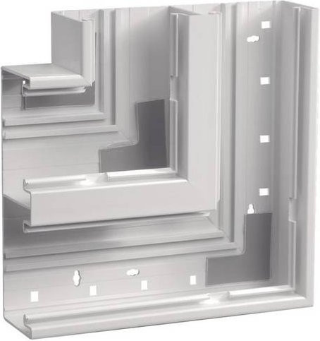 Hager Flachwinkel BR652105D7035 in Grau, Breite: 21,0 cm, Tiefe: 6,8 cm - Bild 1