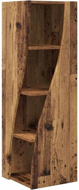 vidaXL Eckschrank aus Holzwerkstoff in Braun, B/T/H: 32 x 32 x 102 cm - Bild 1