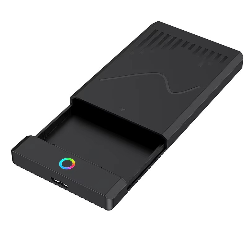 UTHAI 2,5-Zoll-SSD-Gehäuse in Schwarz mit USB Typ-C für externe Speichererweiterung - Bild 5
