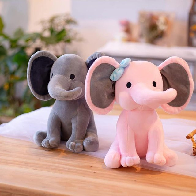 Fashnics Elefant Plüschtier Wildtiere 0-3 Jahren - Bild 1