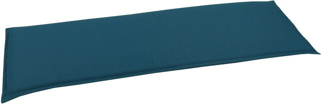 GO-DE TEXTIL Gartenauflage Uni Bankauflage für 3-Sitzer in Petrol und Blau - Bild 1