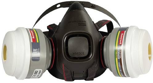 Honeywell Atemschutz Halbmasken-Set North HM501 HM50059PSS ABEK1P3 in Schwarz - Bild 1