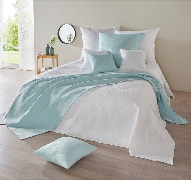 Tagesdecke von Heine Home in Green und Turquoise aus Baumwolle und Polyester - Bild 1